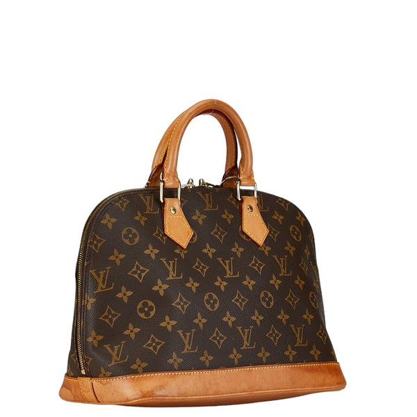 ルイ ヴィトン モノグラム アルマPM ハンドバッグ M51130 ブラウン PVC レザー レディース LOUIS VUITTON 【中古】