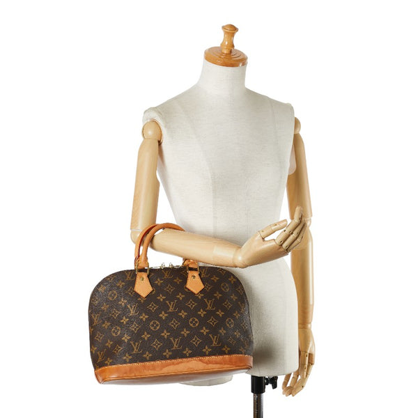 ルイ ヴィトン モノグラム アルマPM ハンドバッグ M51130 ブラウン PVC レザー レディース LOUIS VUITTON 【中古】