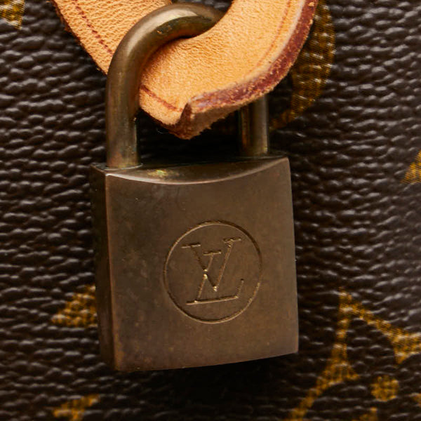 ルイ ヴィトン モノグラム スピーディ30 ハンドバッグ M41526 ブラウン PVC レザー レディース LOUIS VUITTON 【中古】