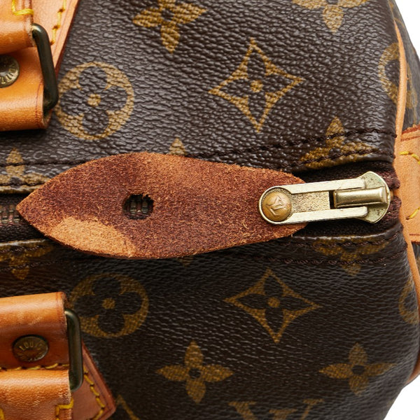 ルイ ヴィトン モノグラム スピーディ30 ハンドバッグ M41526 ブラウン PVC レザー レディース LOUIS VUITTON 【中古】