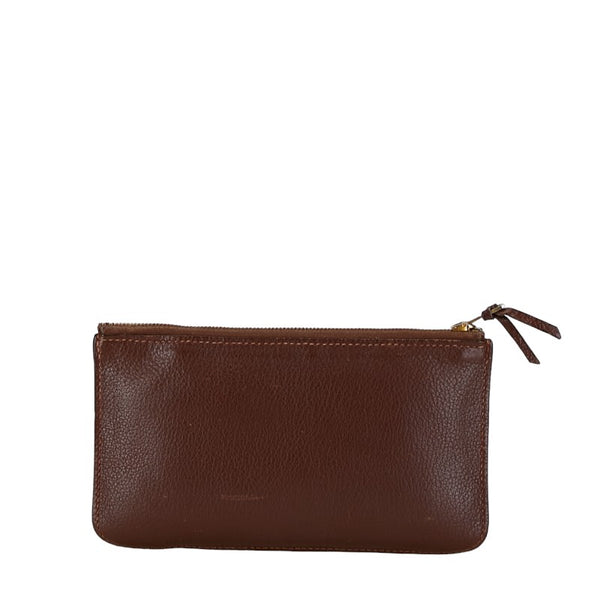 エルメス ドゴン付属 ポーチ コインケース ブラウン レザー レディース HERMES 【中古】