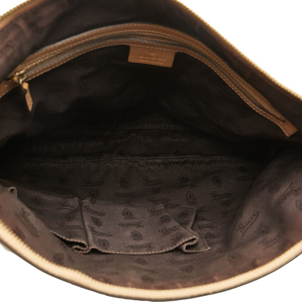 グッチ GGキャンバス ホースビット タッセル 斜め掛け ショルダーバッグ 232967 ベージュ キャンバス レザー レディース GUCCI 【中古】