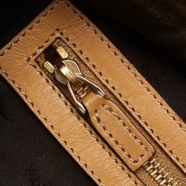 グッチ GGキャンバス ホースビット タッセル 斜め掛け ショルダーバッグ 232967 ベージュ キャンバス レザー レディース GUCCI 【中古】