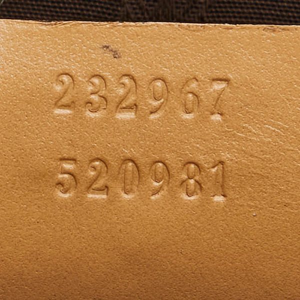 グッチ GGキャンバス ホースビット タッセル 斜め掛け ショルダーバッグ 232967 ベージュ キャンバス レザー レディース GUCCI 【中古】