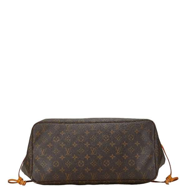 ルイ ヴィトン モノグラム ネヴァーフルGM トートバッグ ショルダーバッグ M40157 ブラウン PVC レザー レディース LOUIS VUITTON 【中古】