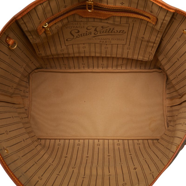 ルイ ヴィトン モノグラム ネヴァーフルGM トートバッグ ショルダーバッグ M40157 ブラウン PVC レザー レディース LOUIS VUITTON 【中古】