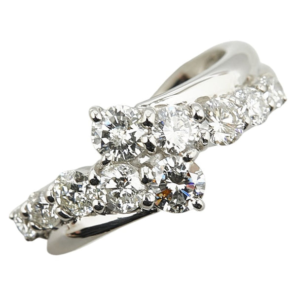 Pt900 プラチナ ダイヤ1.00ct リング 指輪 レディース 10.5号 【中古】