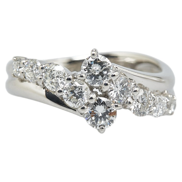 Pt900 プラチナ ダイヤ1.00ct リング 指輪 レディース 10.5号 【中古】