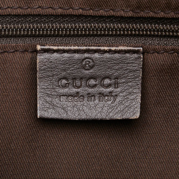 グッチ GGキャンバス アビー ハンドバッグ トートバッグ 189835 ベージュ ゴールド キャンバス レザー レディース GUCCI 【中古】