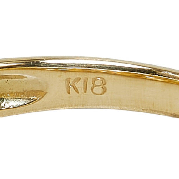 K18YG イエローゴールド ダイヤ1.00ct リング 指輪 レディース 11号 【中古】