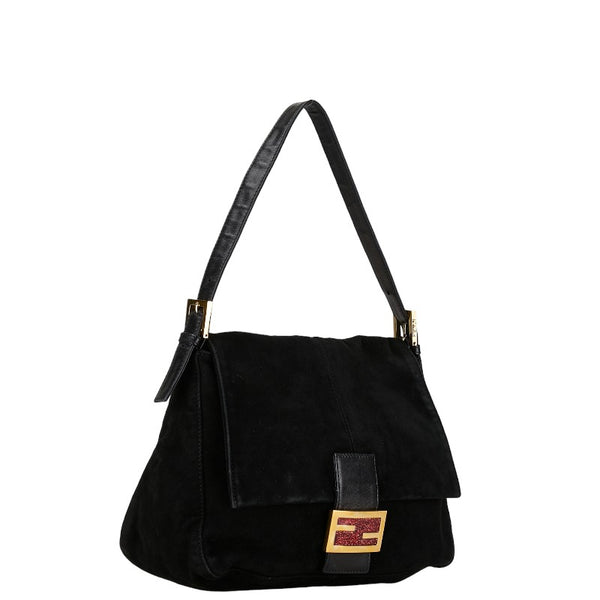 フェンディ ワンショルダーバッグ ハンドバッグ 26325 ブラック スウェード レザー レディース FENDI 【中古】