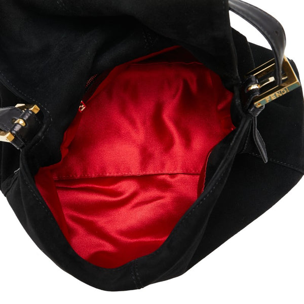 フェンディ ワンショルダーバッグ ハンドバッグ 26325 ブラック スウェード レザー レディース FENDI 【中古】