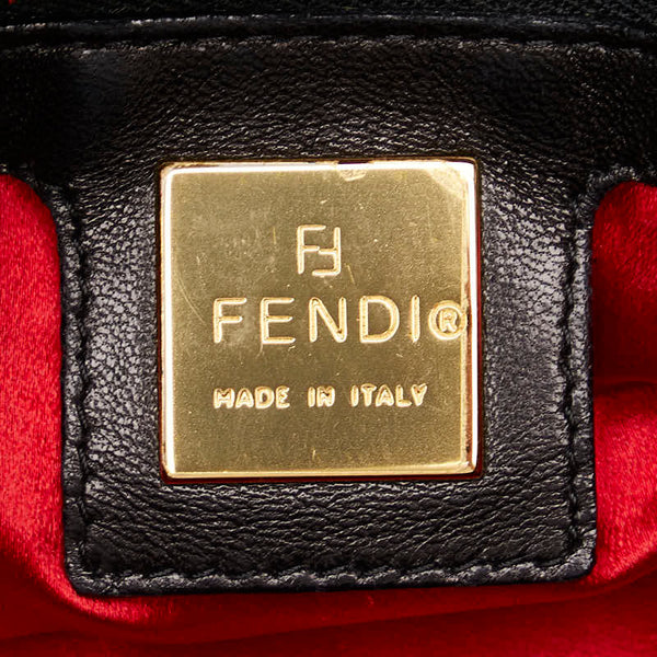 フェンディ ワンショルダーバッグ ハンドバッグ 26325 ブラック スウェード レザー レディース FENDI 【中古】