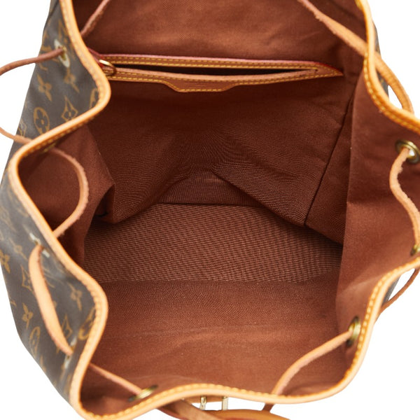 ルイ ヴィトン モノグラム モンスリGM リュック バックパック M51135 ブラウン PVC レザー レディース LOUIS VUITTON 【中古】