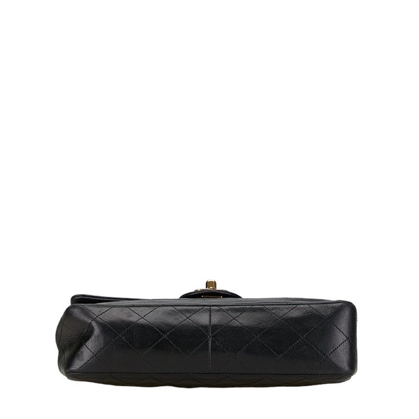 シャネル マトラッセ23 ココマーク シングルフラップ チェーン ショルダーバッグ ブラック ラムスキン レディース CHANEL 【中古】