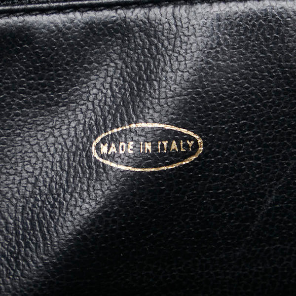 シャネル ココマーク ボール トートバッグ ハンドバッグ ブラック ゴールド レザー レディース CHANEL 【中古】