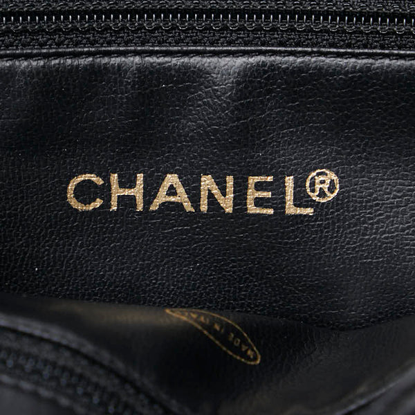 シャネル ココマーク ボール トートバッグ ハンドバッグ ブラック ゴールド レザー レディース CHANEL 【中古】