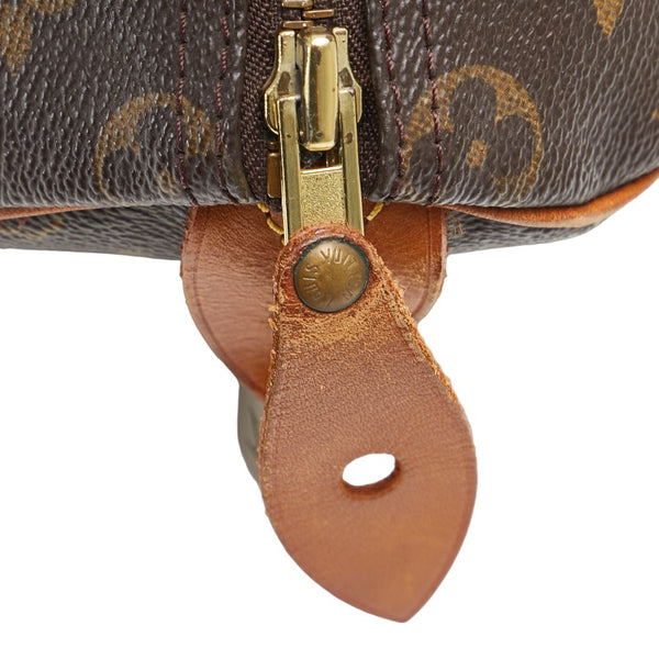 ルイ ヴィトン モノグラム スピーディ25 ハンドバッグ ミニボストンバッグ M41528 ブラウン PVC レザー レディース LOUIS VUITTON 【中古】