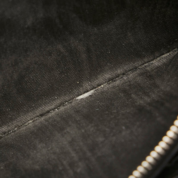 サンローラン フルジップウォレット 長財布 ブラック レザー レディース SAINT LAURENT 【中古】