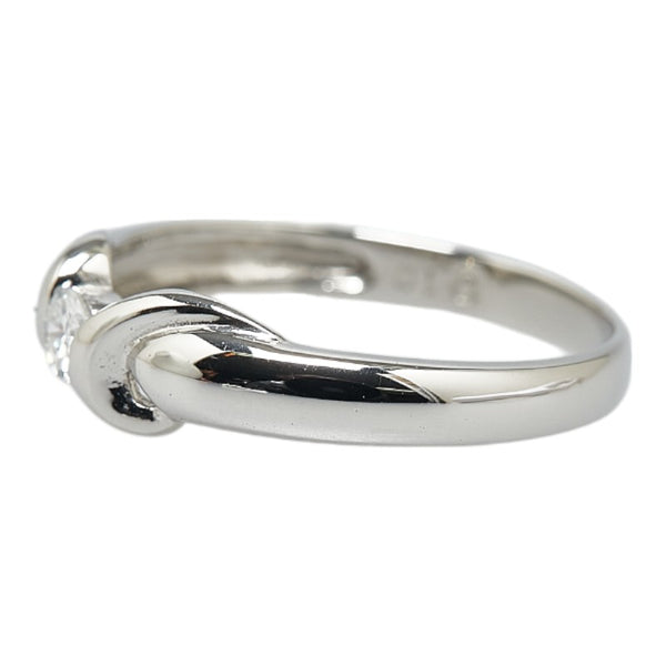 Pt900 プラチナ ダイヤ0.1ct ダイヤ リング 指輪 レディース 10.5号 【中古】