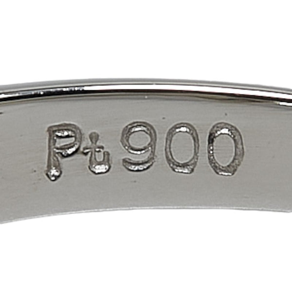 Pt900 プラチナ ダイヤ0.1ct ダイヤ リング 指輪 レディース 10.5号 【中古】