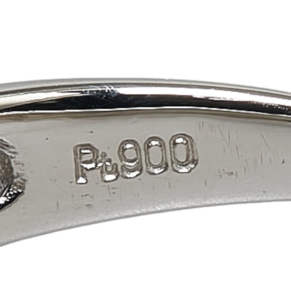 Pt900 プラチナ タンザナイト ダイヤ0.05ct リング 指輪 レディース 13.5号 【中古】