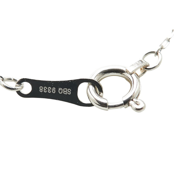 Pt900 プラチナ Pt850 プラチナ エメラルド0.23ct ダイヤ ネックレス レディース 【中古】