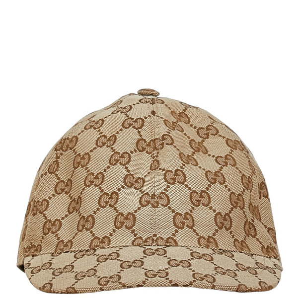 グッチ GGキャンバス シェリーライン ベースボールキャップ サイズ:L 56cm 481774 ベージュ キャンバス レディース GUCCI 【中古】