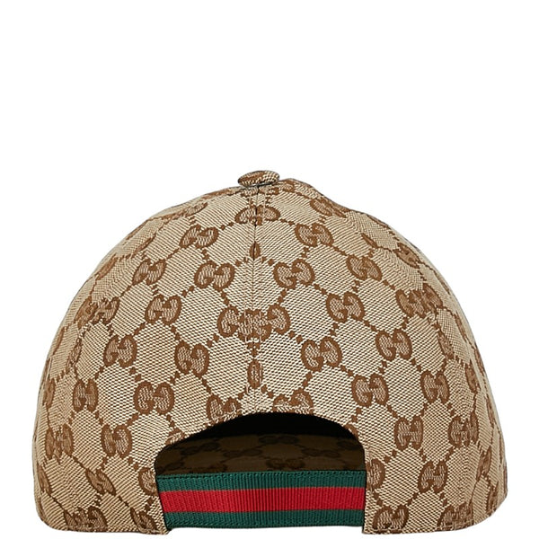 グッチ GGキャンバス シェリーライン ベースボールキャップ サイズ:L 56cm 481774 ベージュ キャンバス レディース GUCCI 【中古】