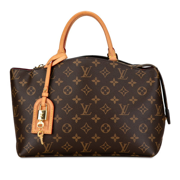 ルイ ヴィトン モノグラム グラン パレMM ショルダーバッグ M45898 ブラウン PVC レザー レディース LOUIS VUITTON 【中古】