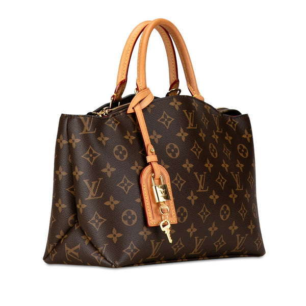 ルイ ヴィトン モノグラム グラン パレMM ショルダーバッグ M45898 ブラウン PVC レザー レディース LOUIS VUITTON 【中古】