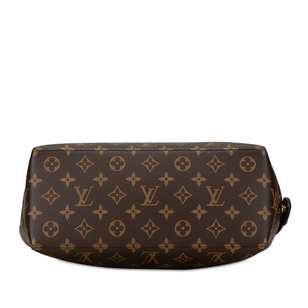 ルイ ヴィトン モノグラム グラン パレMM ショルダーバッグ M45898 ブラウン PVC レザー レディース LOUIS VUITTON 【中古】