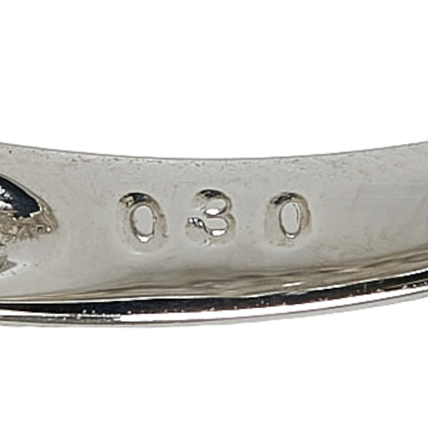Pt900 プラチナ ダイヤ0.30ct リング 指輪 レディース 12号 【中古】