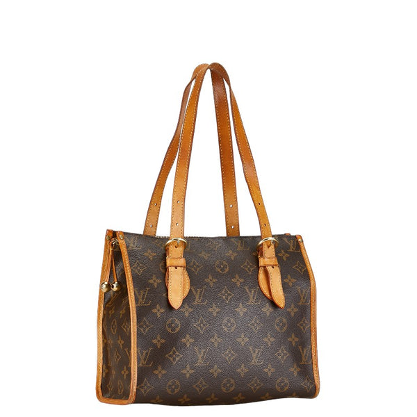 ルイ ヴィトン モノグラム ポパンクール オ ハンドバッグ トートバッグ M40007 ブラウン PVC レザー レディース LOUIS VUITTON 【中古】