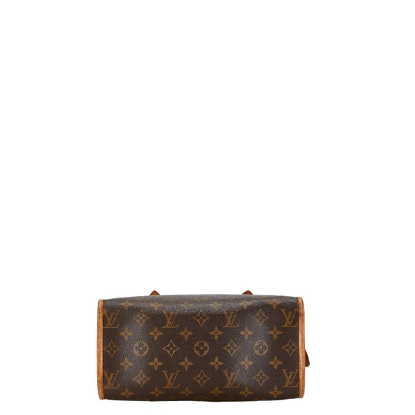 ルイ ヴィトン モノグラム ポパンクール オ ハンドバッグ トートバッグ M40007 ブラウン PVC レザー レディース LOUIS VUITTON 【中古】