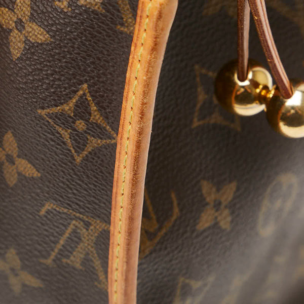 ルイ ヴィトン モノグラム ポパンクール オ ハンドバッグ トートバッグ M40007 ブラウン PVC レザー レディース LOUIS VUITTON 【中古】