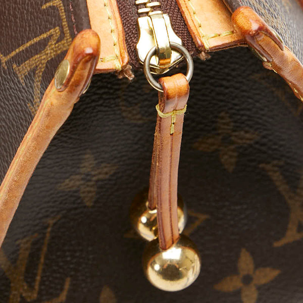 ルイ ヴィトン モノグラム ポパンクール オ ハンドバッグ トートバッグ M40007 ブラウン PVC レザー レディース LOUIS VUITTON 【中古】