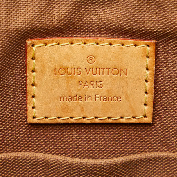 ルイ ヴィトン モノグラム ポパンクール オ ハンドバッグ トートバッグ M40007 ブラウン PVC レザー レディース LOUIS VUITTON 【中古】