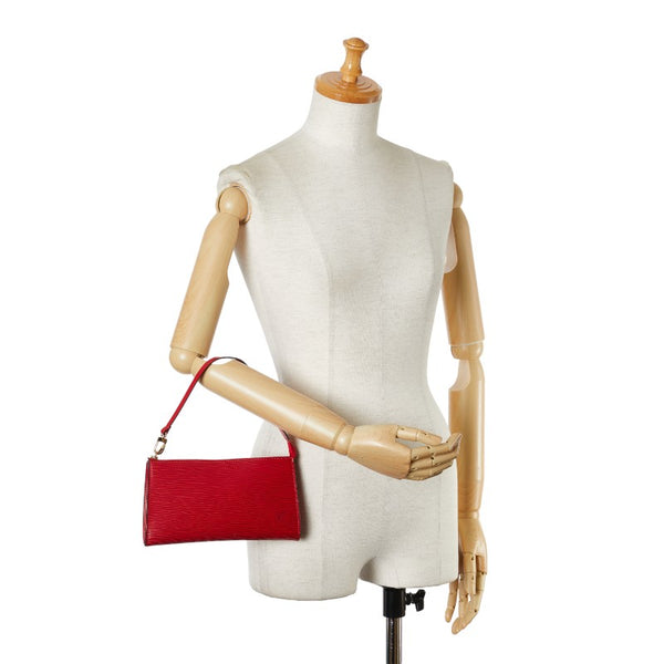 ルイ ヴィトン エピ ポシェット アクセソワール ポーチ M52947 カスティリアンレッド レザー レディース LOUIS VUITTON 【中古】