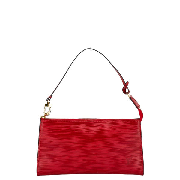 ルイ ヴィトン エピ ポシェット アクセソワール ポーチ M52947 カスティリアンレッド レザー レディース LOUIS VUITTON 【中古】