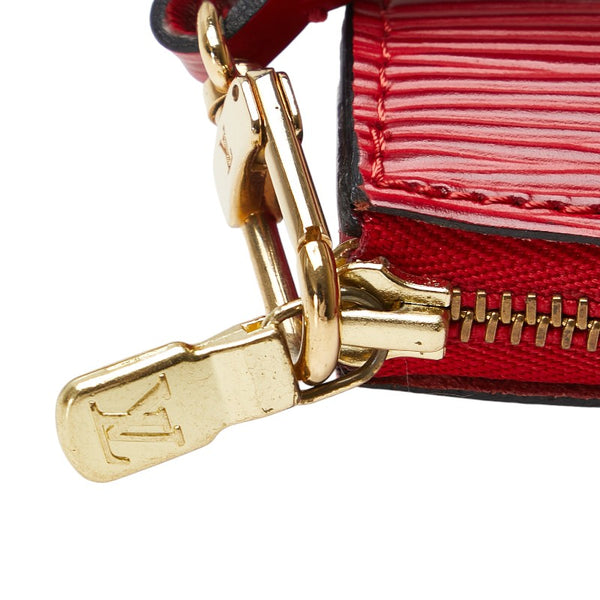 ルイ ヴィトン エピ ポシェット アクセソワール ポーチ M52947 カスティリアンレッド レザー レディース LOUIS VUITTON 【中古】