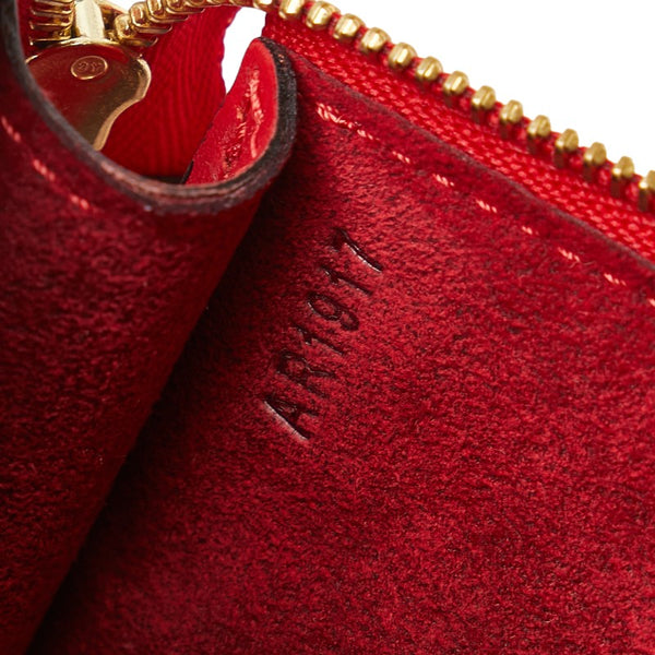 ルイ ヴィトン エピ ポシェット アクセソワール ポーチ M52947 カスティリアンレッド レザー レディース LOUIS VUITTON 【中古】
