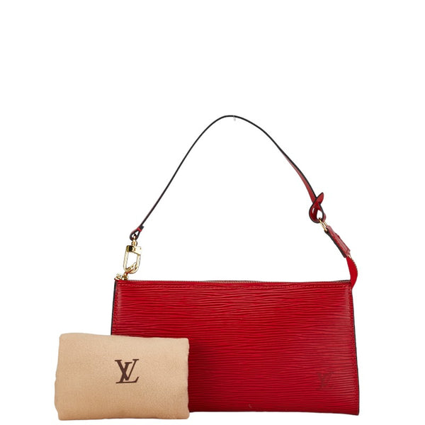 ルイ ヴィトン エピ ポシェット アクセソワール ポーチ M52947 カスティリアンレッド レザー レディース LOUIS VUITTON 【中古】