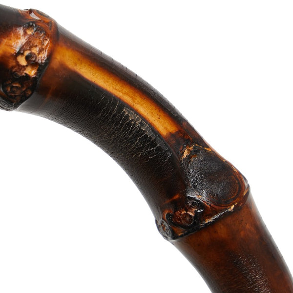 グッチ オールドグッチ バンブー ハンドバッグ グリーン スウェード レディース GUCCI 【中古】