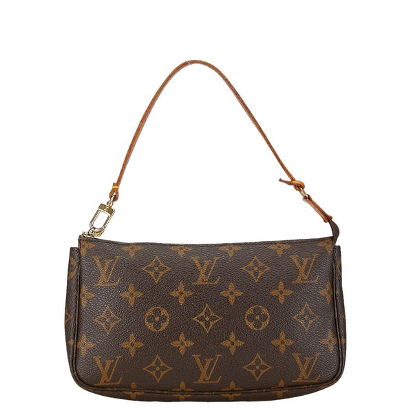 ルイ ヴィトン モノグラム ポシェット アクセソワール ハンドバッグ M51980 ブラウン PVC レザー レディース LOUIS VUITTON 【中古】