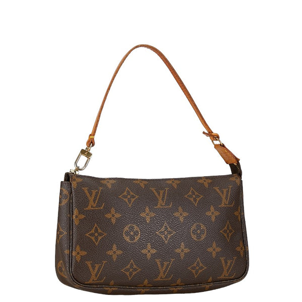 ルイ ヴィトン モノグラム ポシェット アクセソワール ハンドバッグ M51980 ブラウン PVC レザー レディース LOUIS VUITTON 【中古】