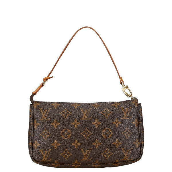 ルイ ヴィトン モノグラム ポシェット アクセソワール ハンドバッグ M51980 ブラウン PVC レザー レディース LOUIS VUITTON 【中古】