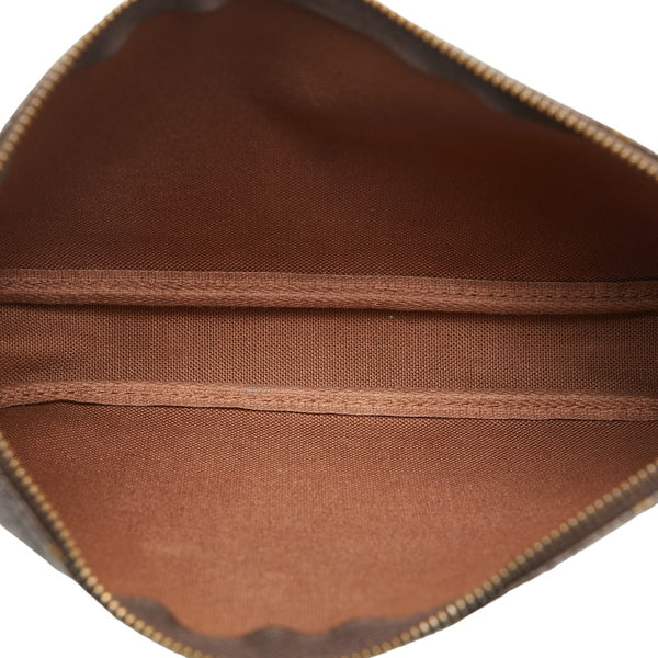 ルイ ヴィトン モノグラム ポシェット アクセソワール ハンドバッグ M51980 ブラウン PVC レザー レディース LOUIS VUITTON 【中古】