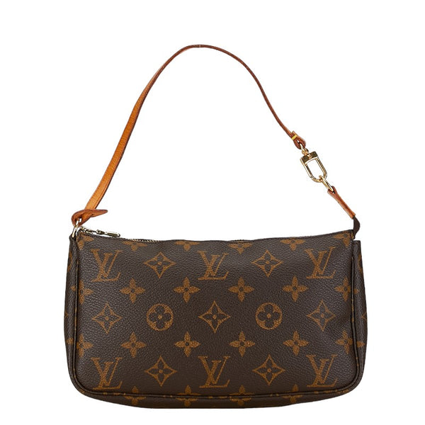 ルイ ヴィトン モノグラム ポシェット アクセソワール ハンドバッグ M51980 ブラウン PVC レザー レディース LOUIS VUITTON 【中古】