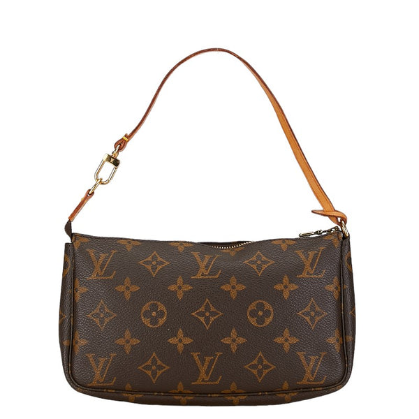 ルイ ヴィトン モノグラム ポシェット アクセソワール ハンドバッグ M51980 ブラウン PVC レザー レディース LOUIS VUITTON 【中古】